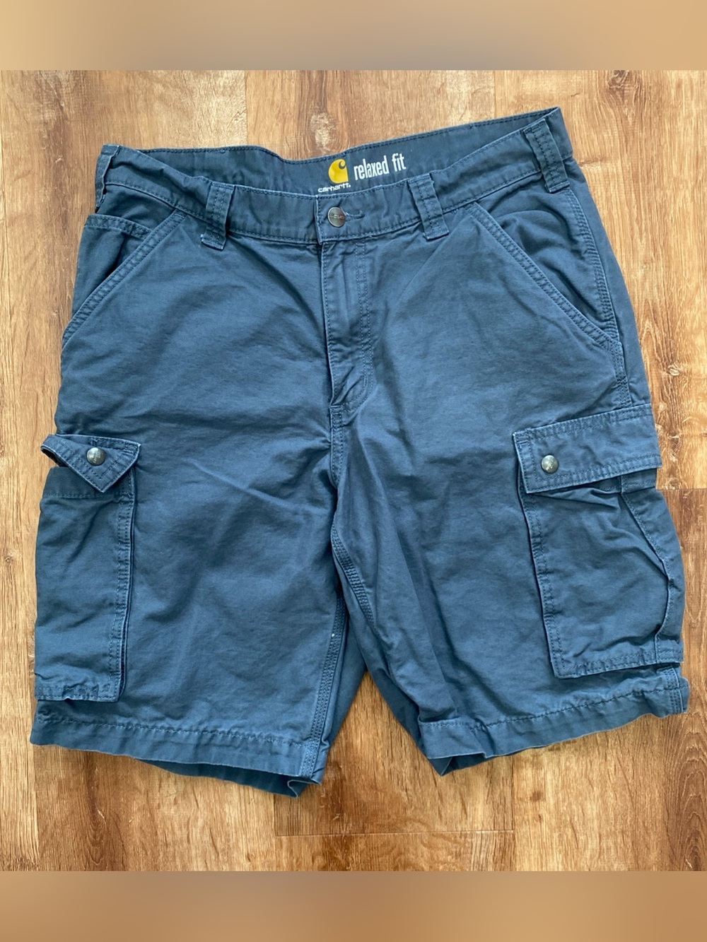 Carhartt Rugged Cargo Shorts 10” Mens 34 Ripstop Relaxed Fit Canvas 100277 470